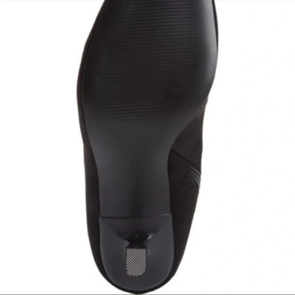 Steve Madden Vakay Black Suede Stilleto Heeled Boots New  With Box Womans - Picture 7 of 10